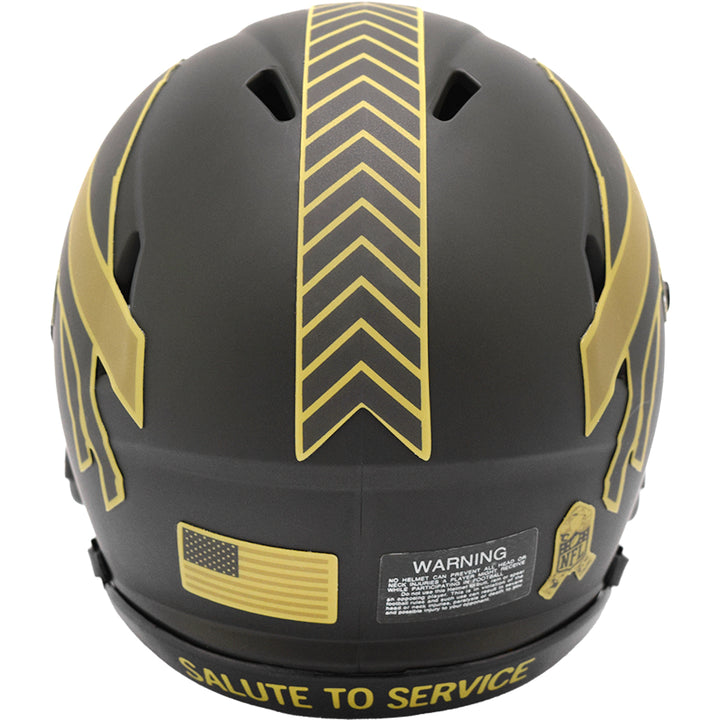 Buffalo Bills Riddell Speed Mini Helmet - Salute To Service 2025