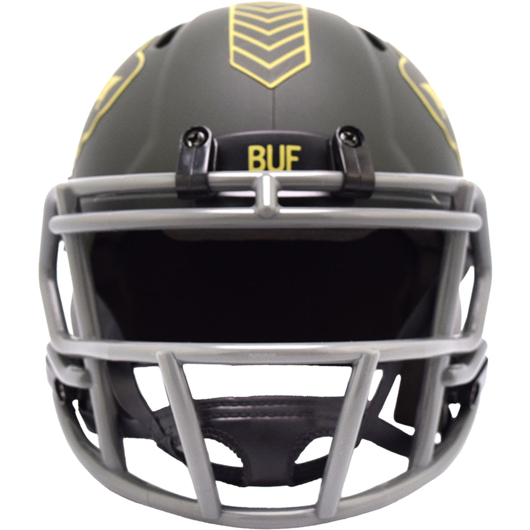 Buffalo Bills Riddell Speed Mini Helmet - Salute To Service 2025