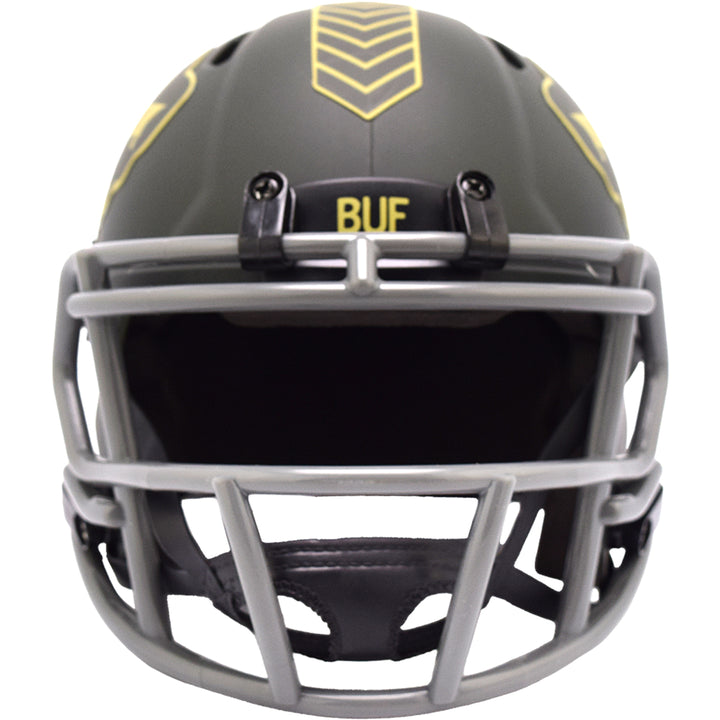 Buffalo Bills Riddell Speed Mini Helmet - Salute To Service 2025
