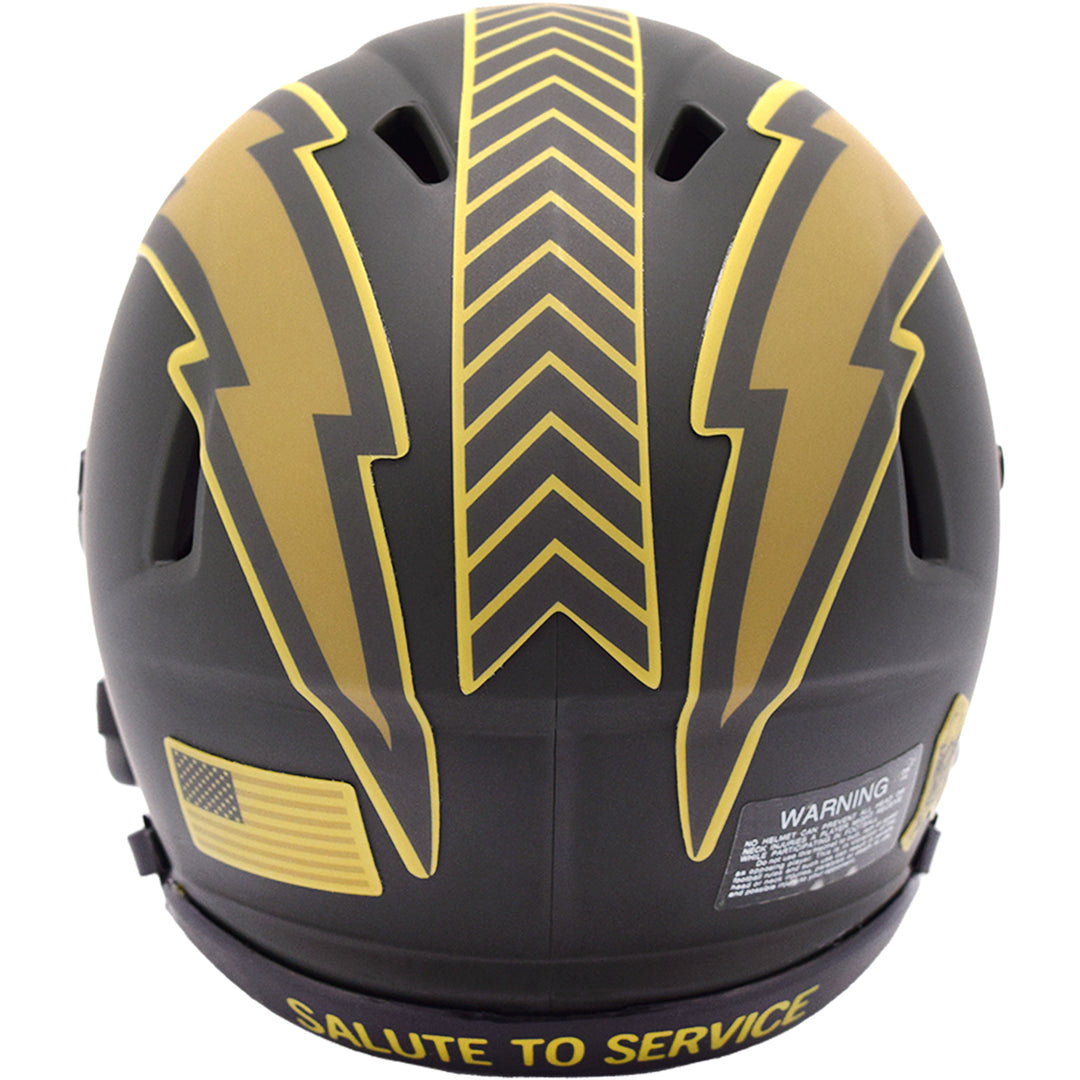 LA Chargers Riddell Speed Mini Helmet - Salute To Service 2025