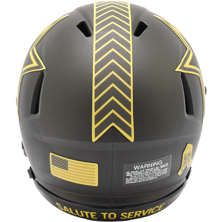Dallas Cowboys Riddell Speed Mini Helmet - Salute To Service 2025