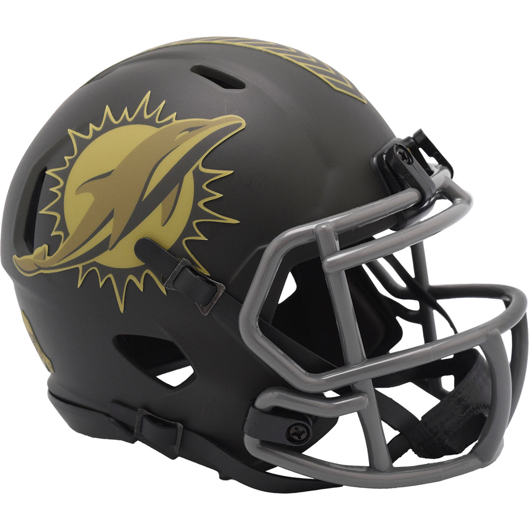 Miami Dolphins Riddell Speed Mini Helmet - Salute To Service 2025