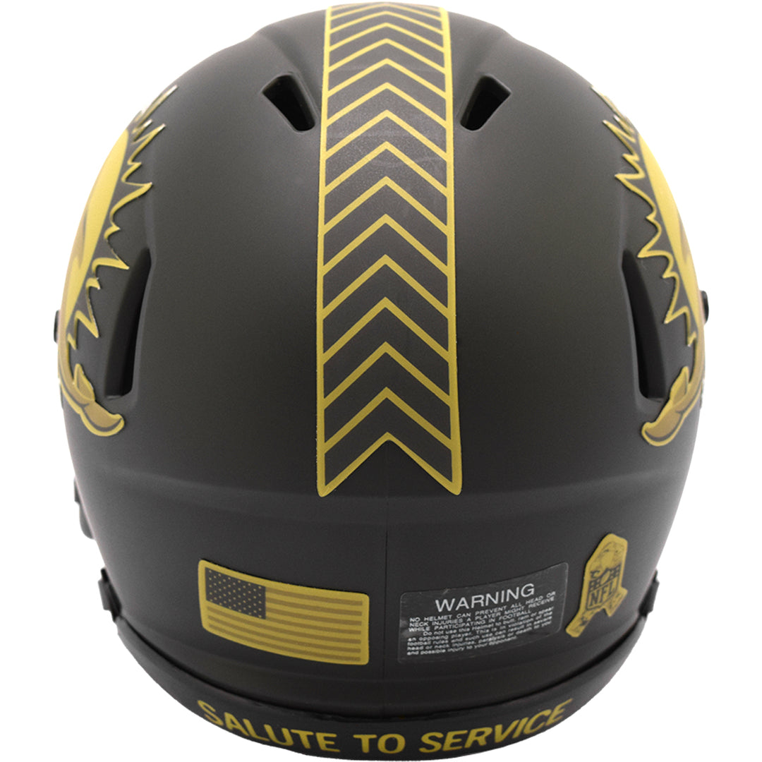 Miami Dolphins Riddell Speed Mini Helmet - Salute To Service 2025