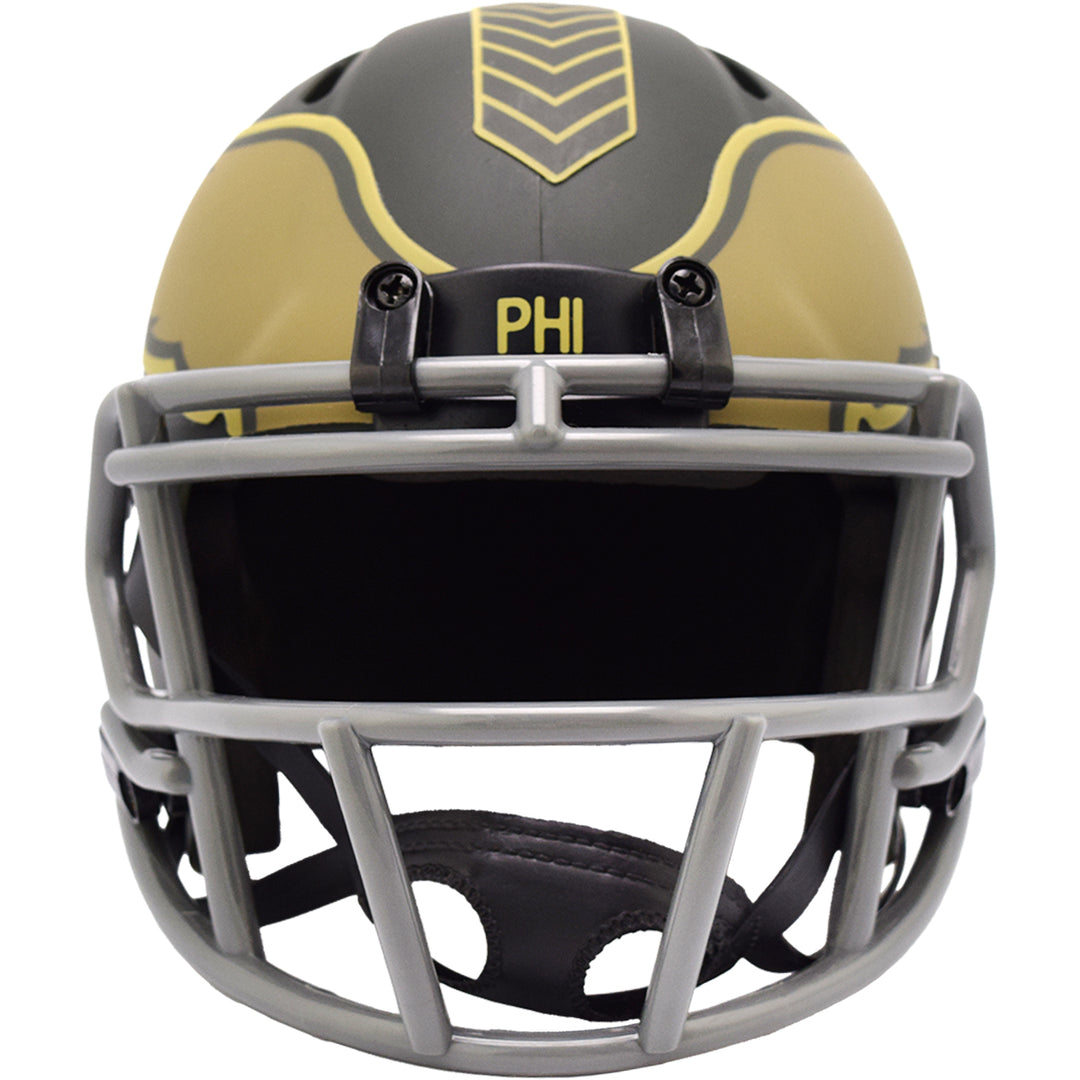 Philadelphia Eagles Riddell Speed Mini Helmet - Salute To Service 2025
