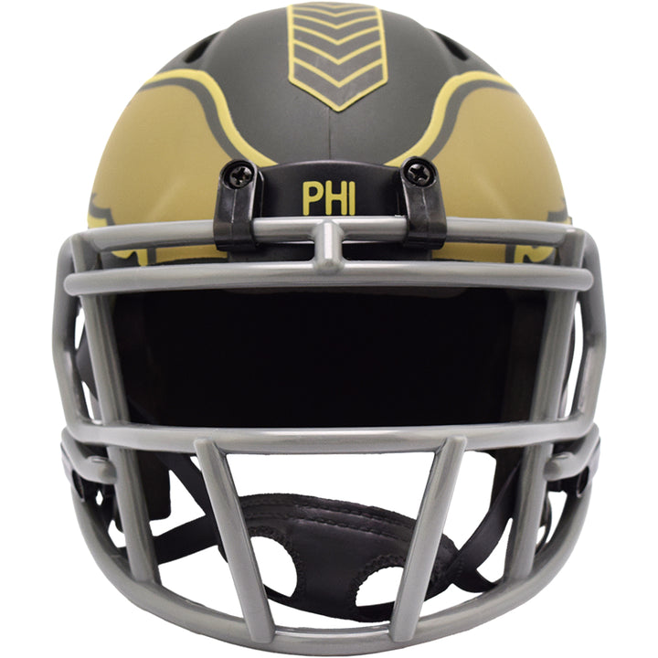 Philadelphia Eagles Riddell Speed Mini Helmet - Salute To Service 2025