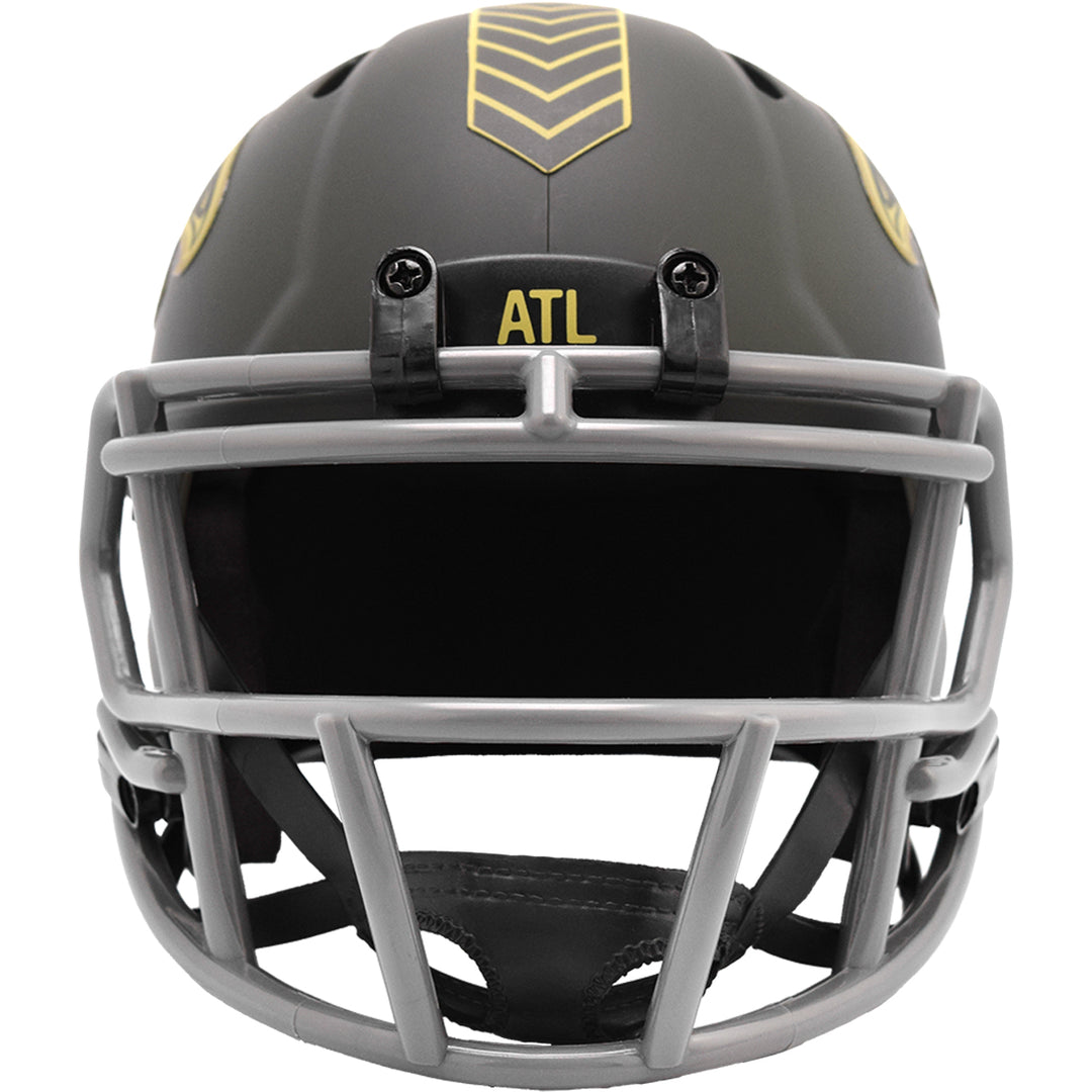 Atlanta Falcons Riddell Speed Mini Helmet - Salute To Service 2025