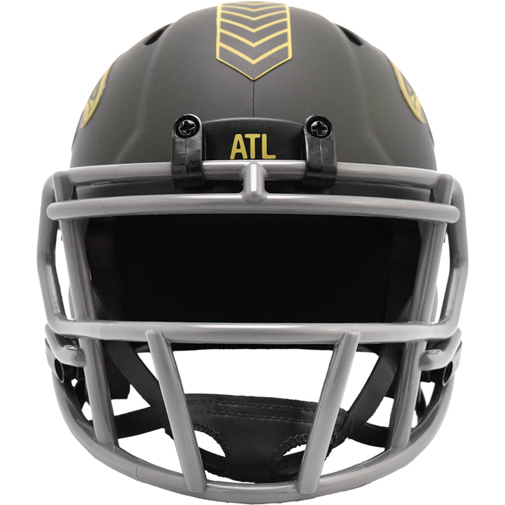 Atlanta Falcons Riddell Speed Mini Helmet - Salute To Service 2025