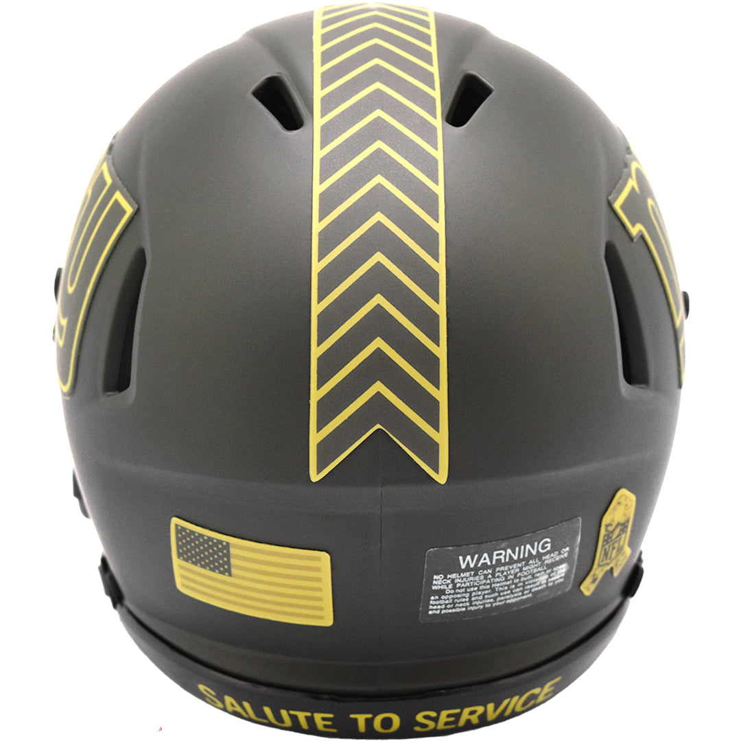 New York Giants Riddell Speed Mini Helmet - Salute To Service 2025