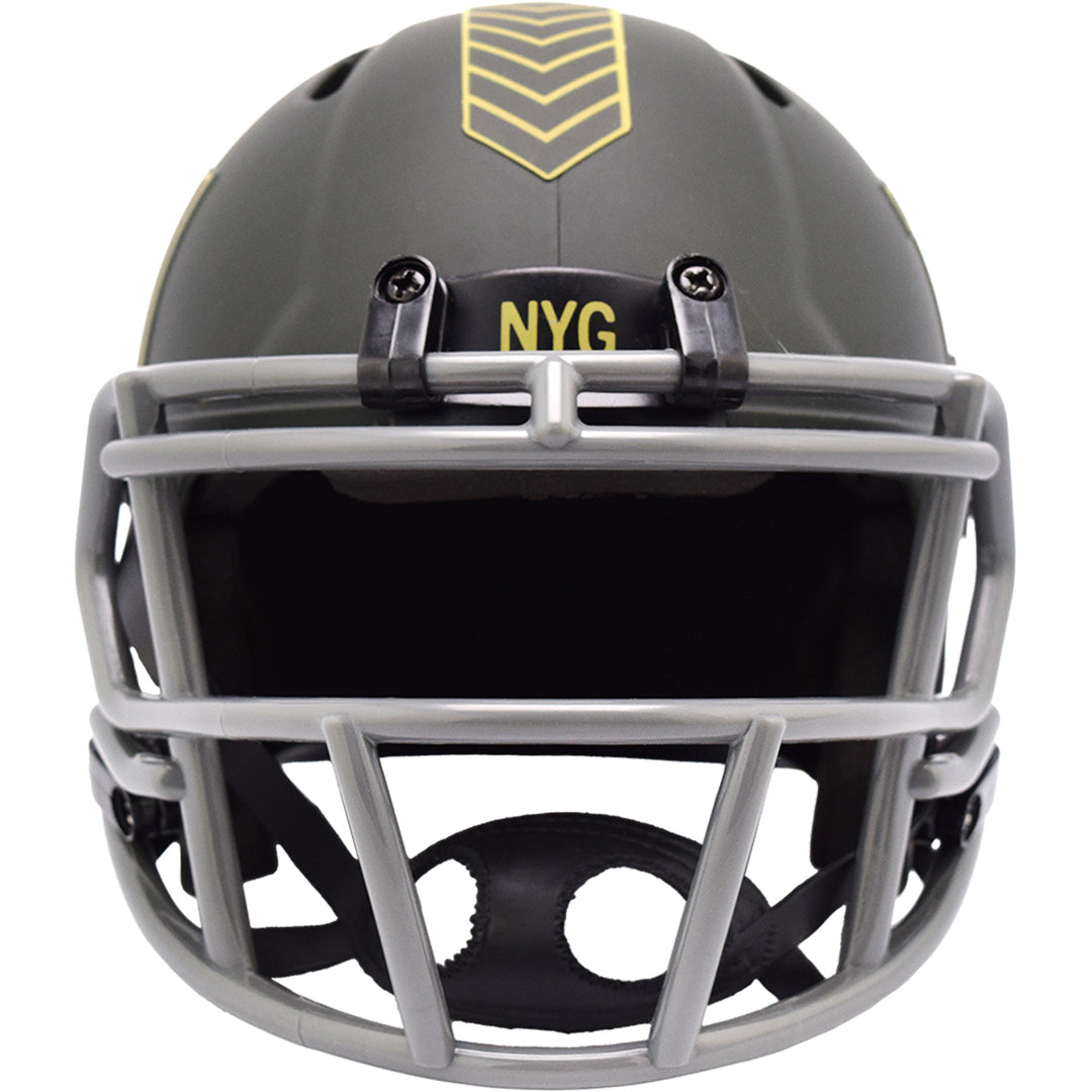 New York Giants Riddell Speed Mini Helmet - Salute To Service 2025