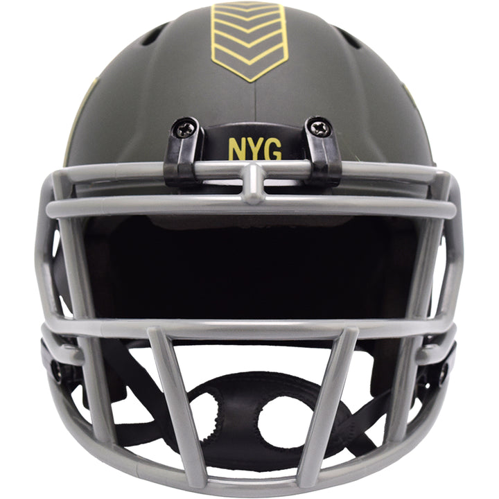 New York Giants Riddell Speed Mini Helmet - Salute To Service 2025
