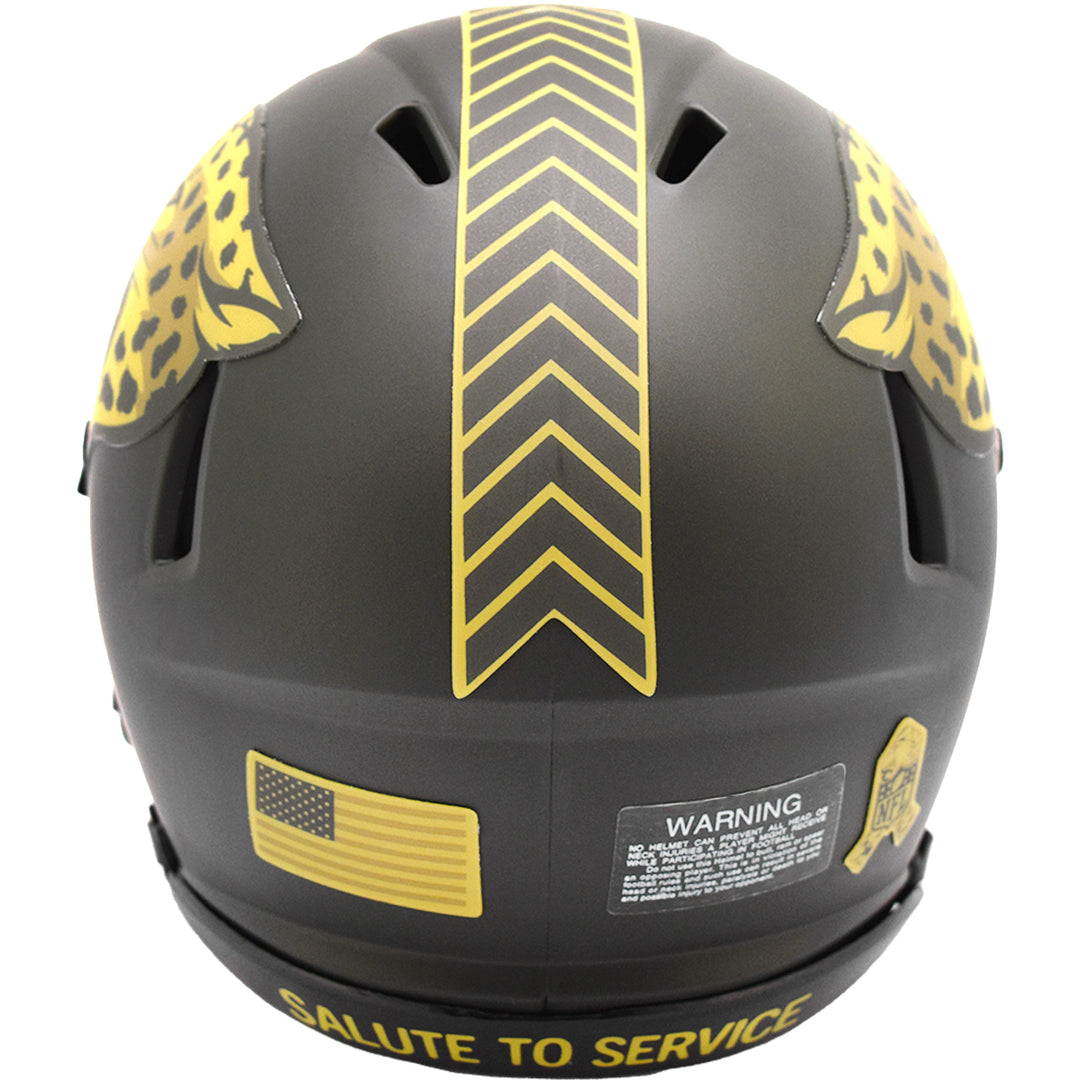 Jacksonville Jaguars Riddell Speed Mini Helmet - Salute To Service 2025