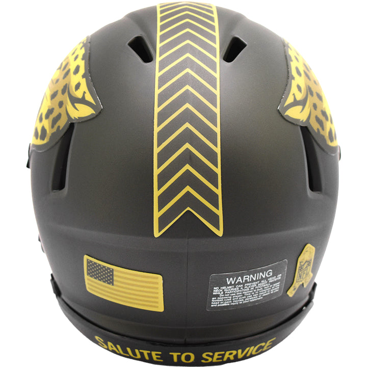 Jacksonville Jaguars Riddell Speed Mini Helmet - Salute To Service 2025
