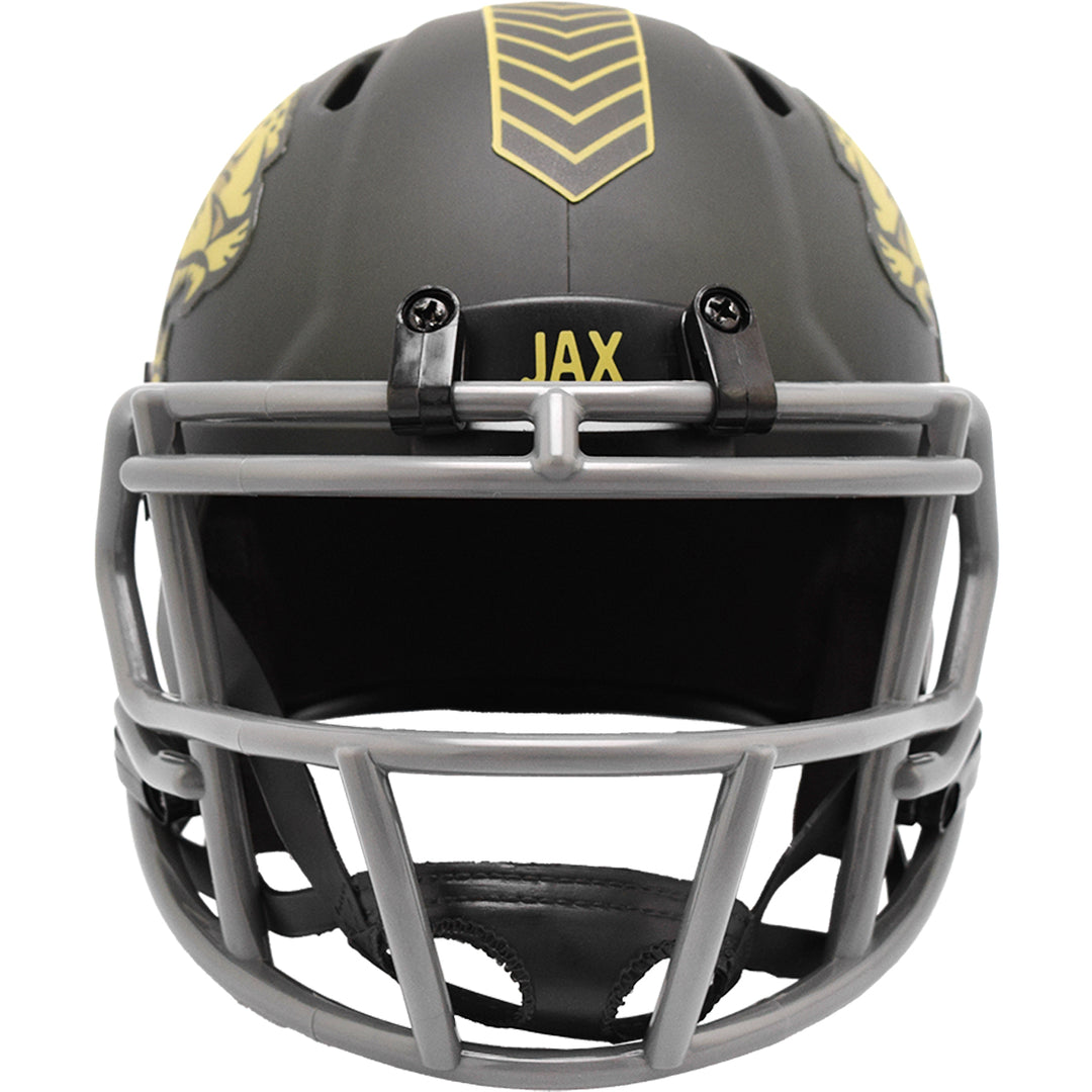 Jacksonville Jaguars Riddell Speed Mini Helmet - Salute To Service 2025