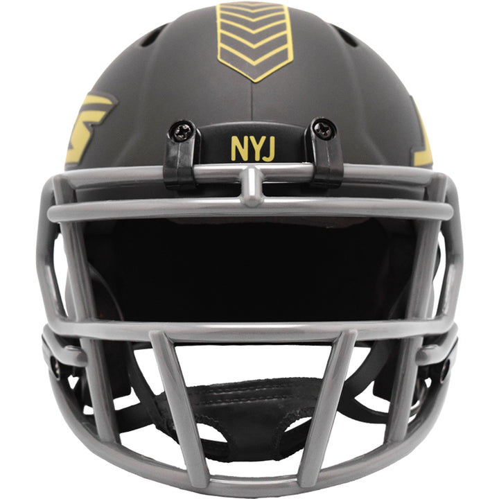 New York Jets Riddell Speed Mini Helmet - Salute To Service 2025
