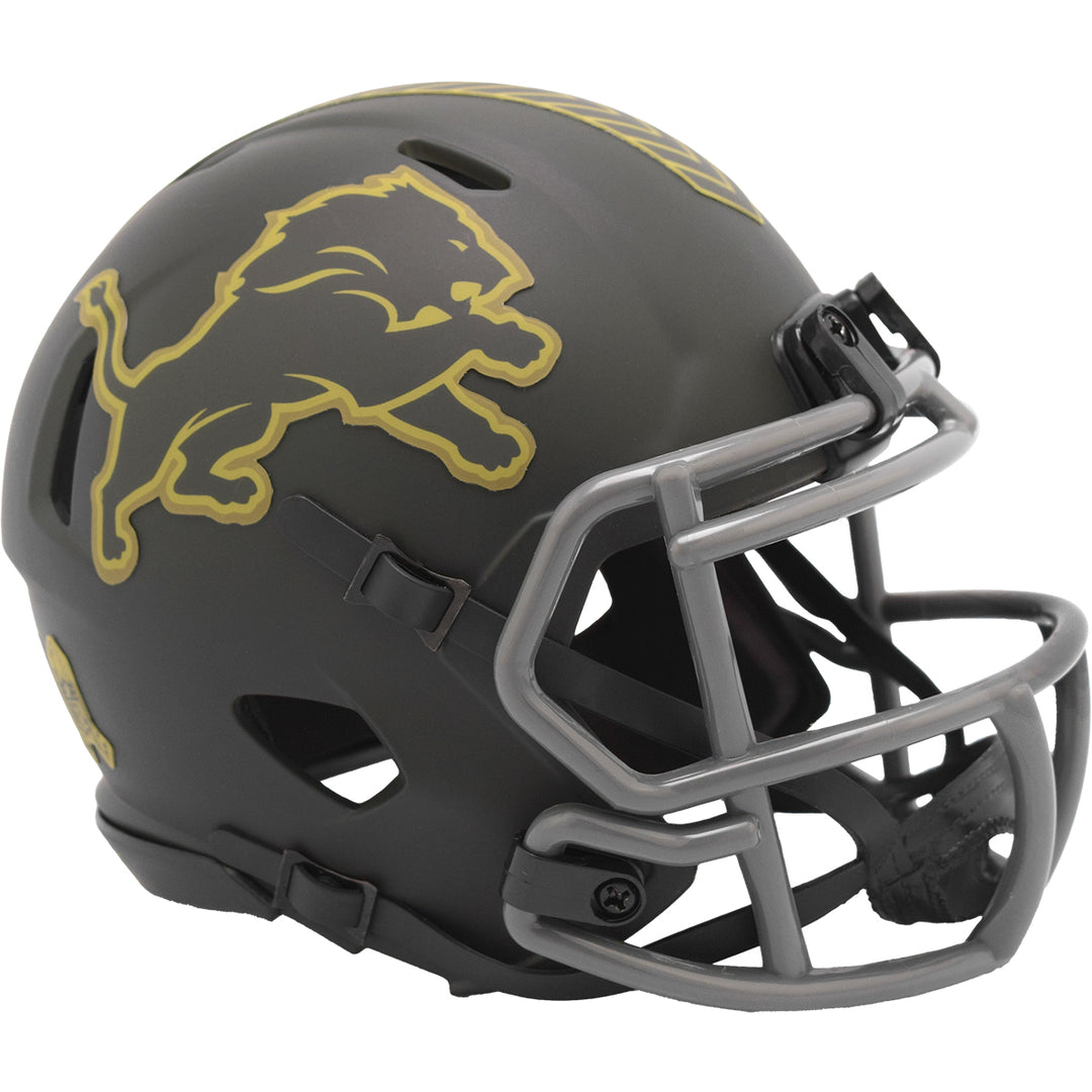 Detriot Lions Riddell Speed Mini Helmet - Salute To Service 2025