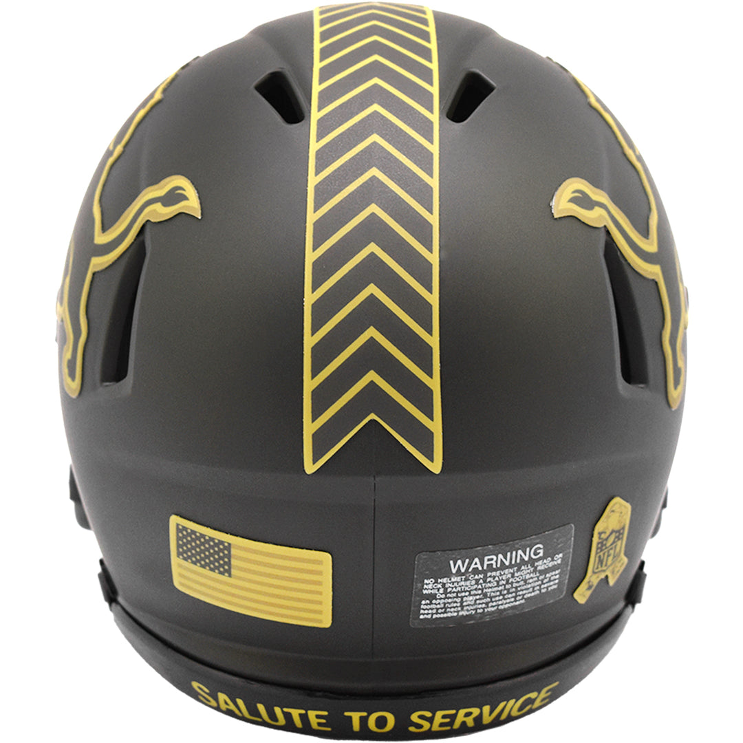 Detriot Lions Riddell Speed Mini Helmet - Salute To Service 2025