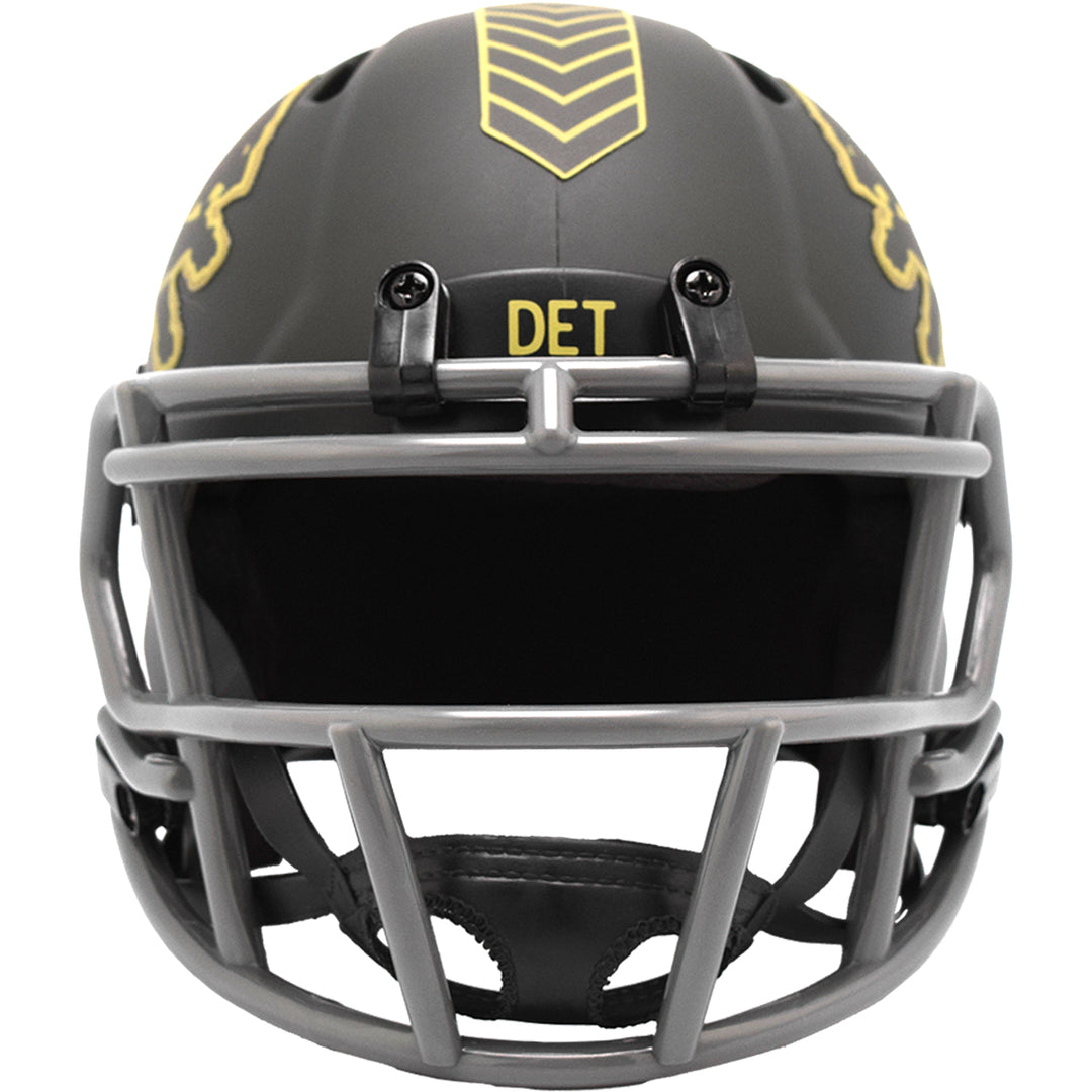 Detriot Lions Riddell Speed Mini Helmet - Salute To Service 2025