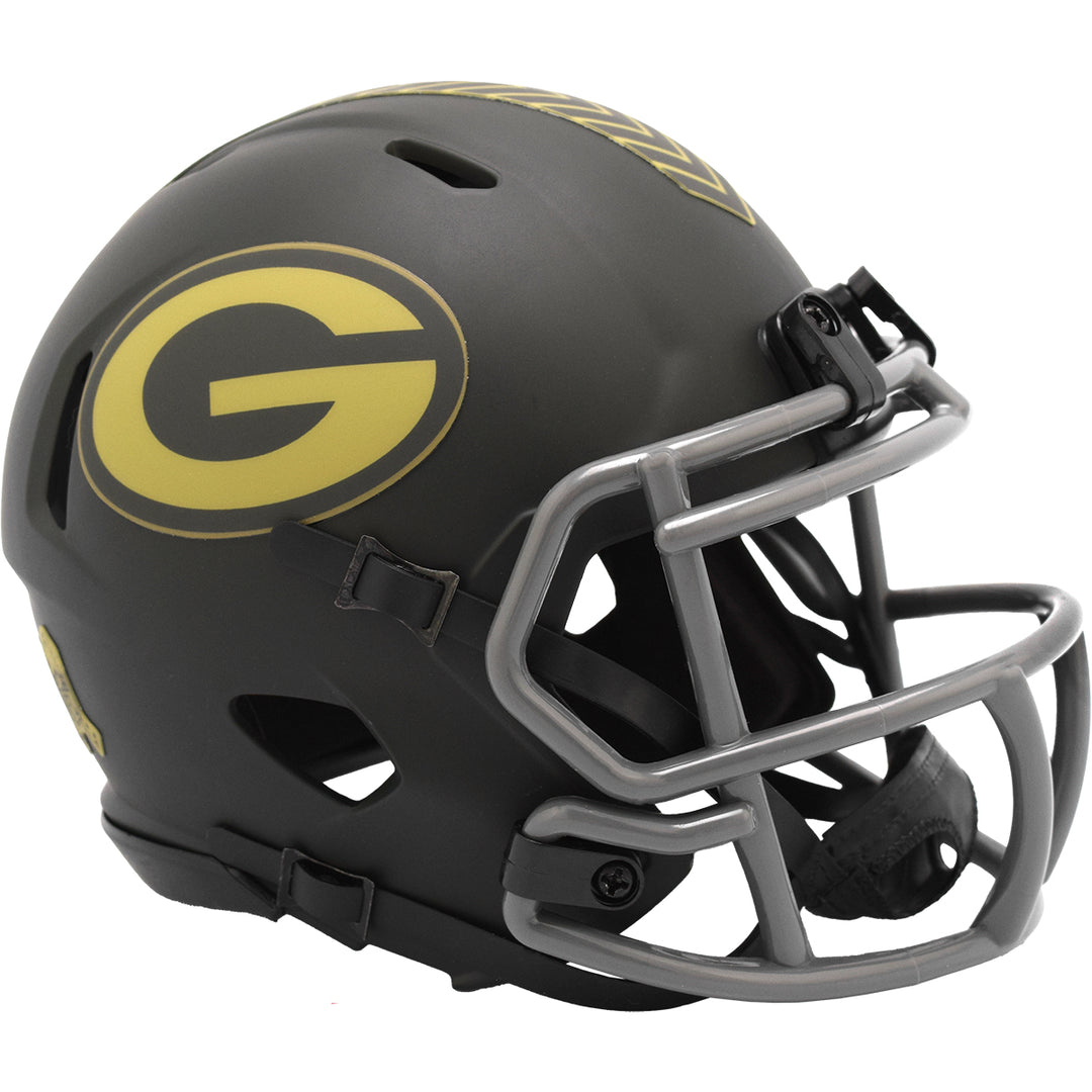 Green Bay Packers Riddell Speed Mini Helmet - Salute To Service 2025