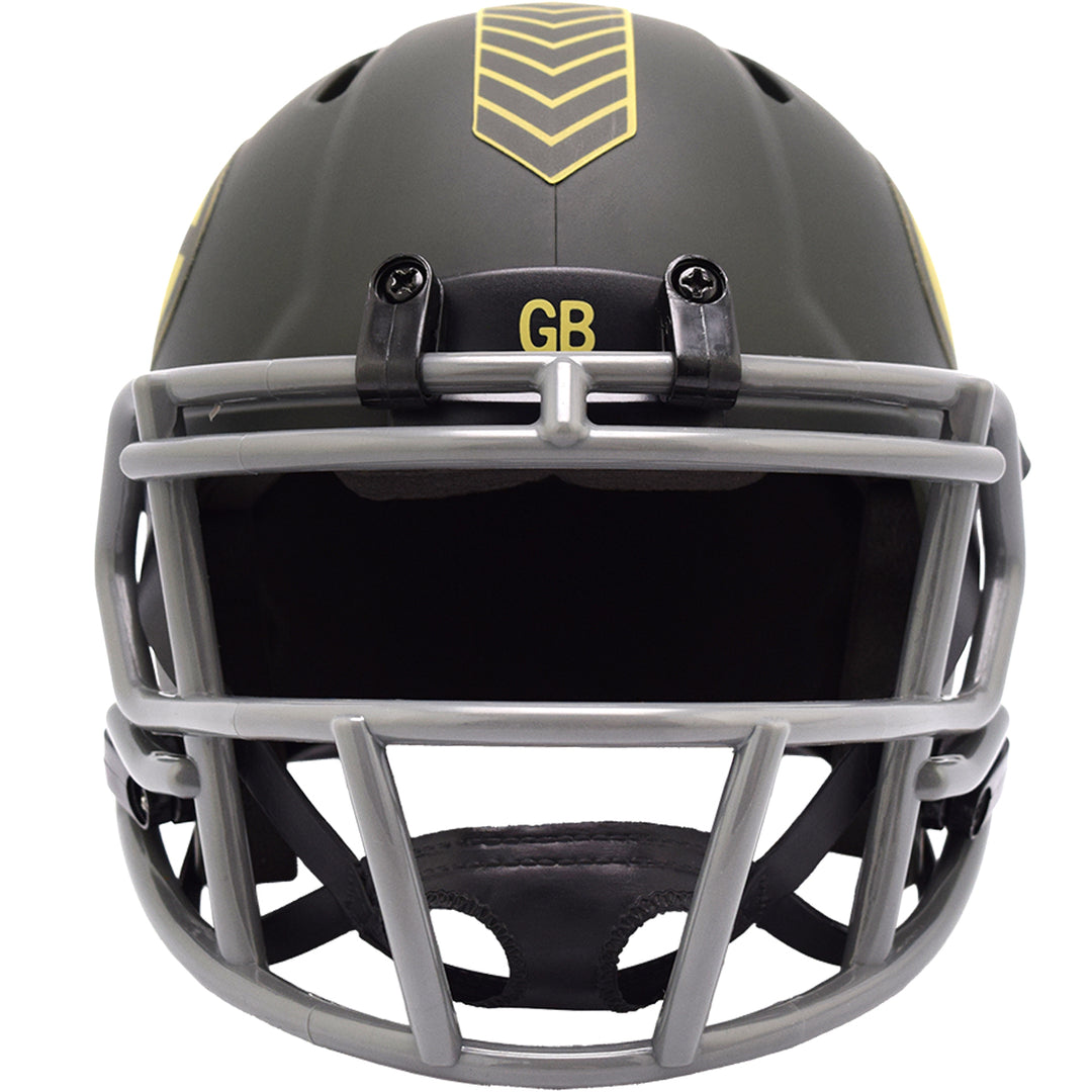 Green Bay Packers Riddell Speed Mini Helmet - Salute To Service 2025