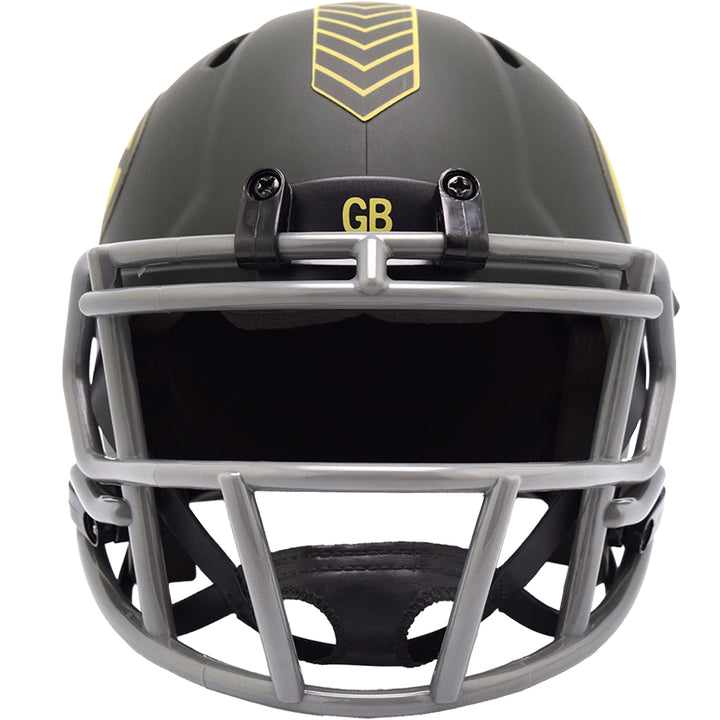 Green Bay Packers Riddell Speed Mini Helmet - Salute To Service 2025