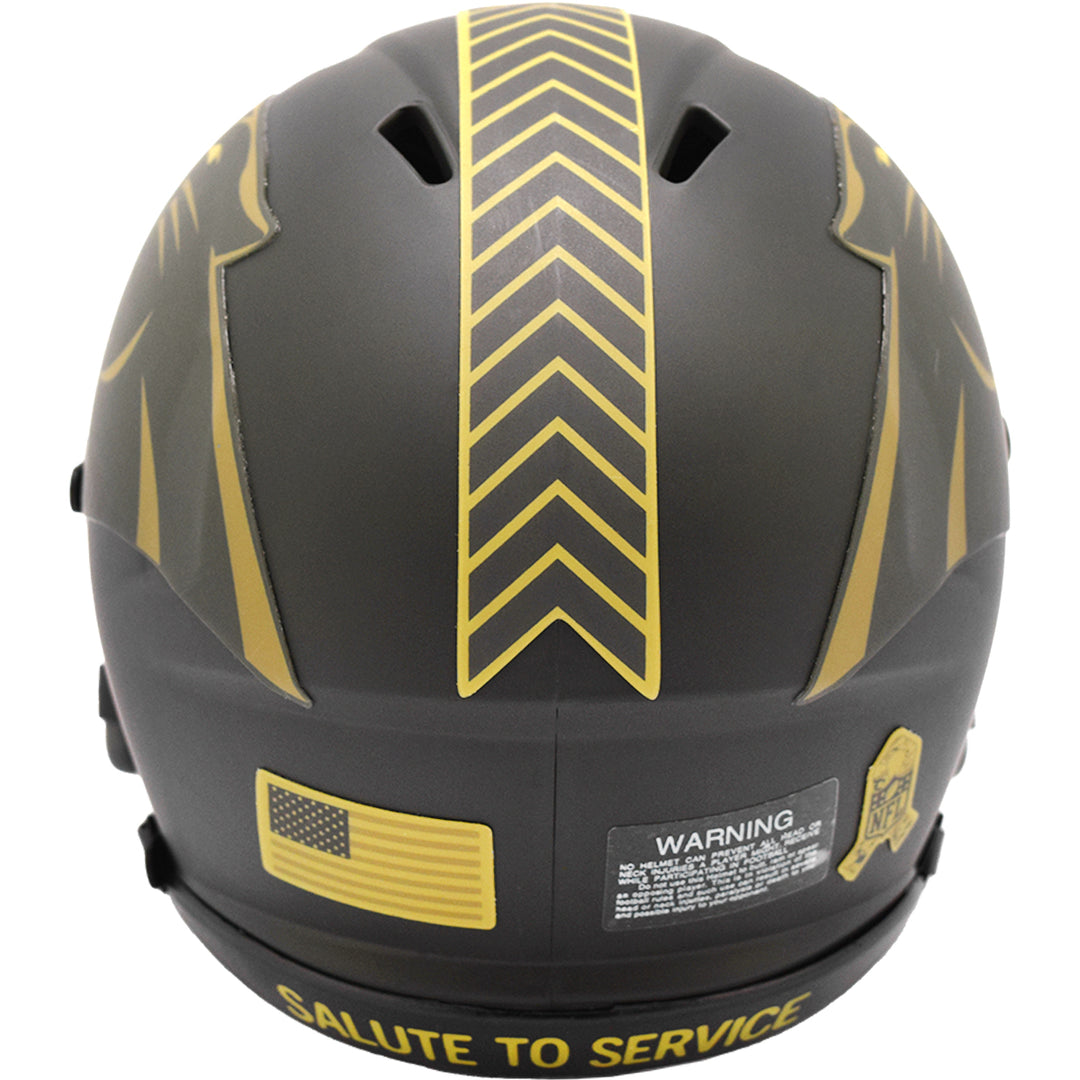 Carolina Panthers Riddell Speed Mini Helmet - Salute To Service 2025