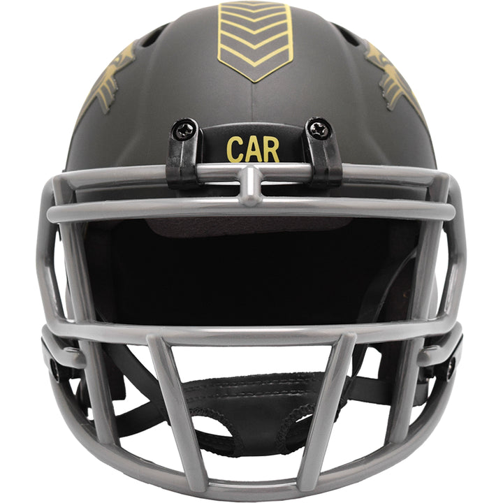 Carolina Panthers Riddell Speed Mini Helmet - Salute To Service 2025