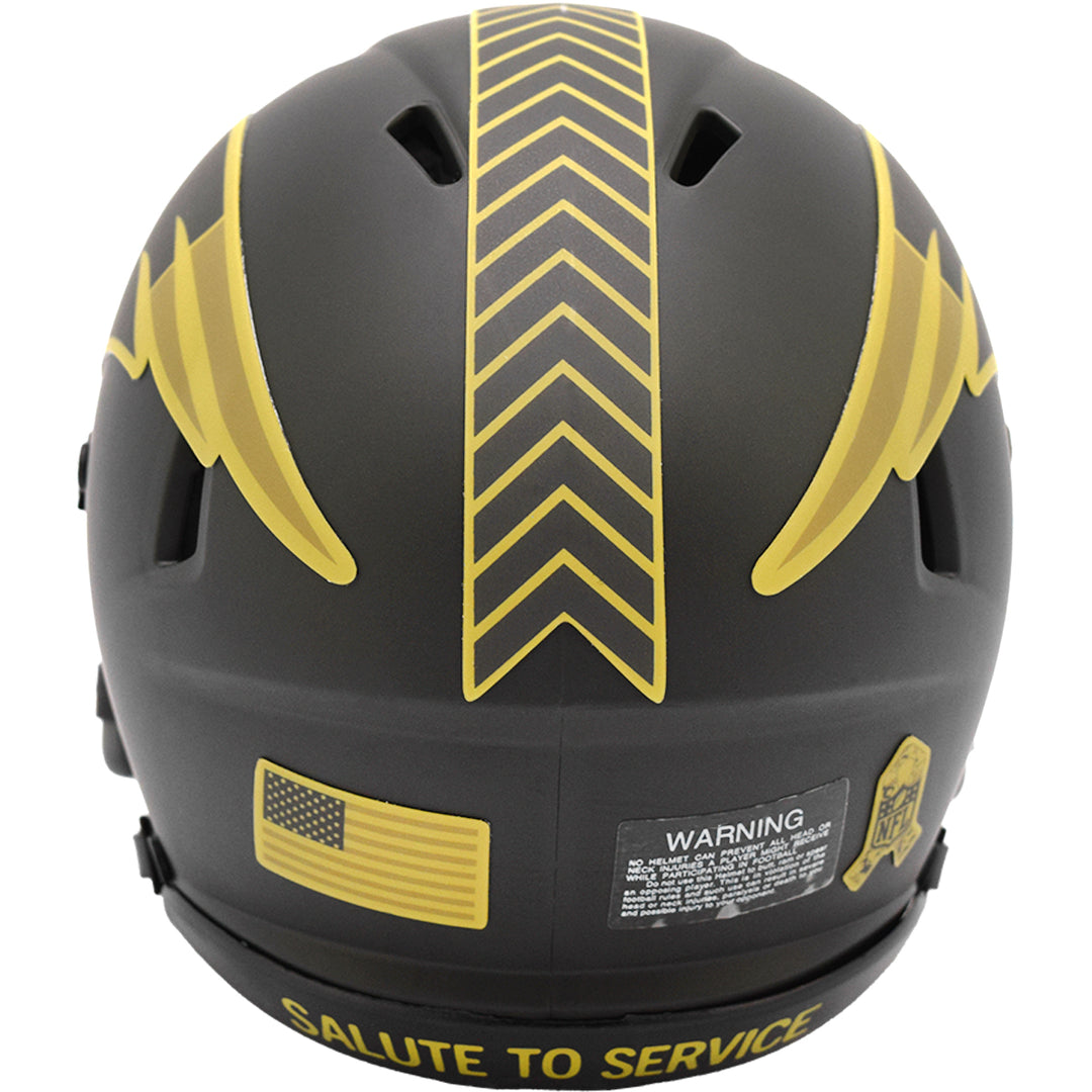 New England Patriots Riddell Speed Mini Helmet - Salute To Service 2025