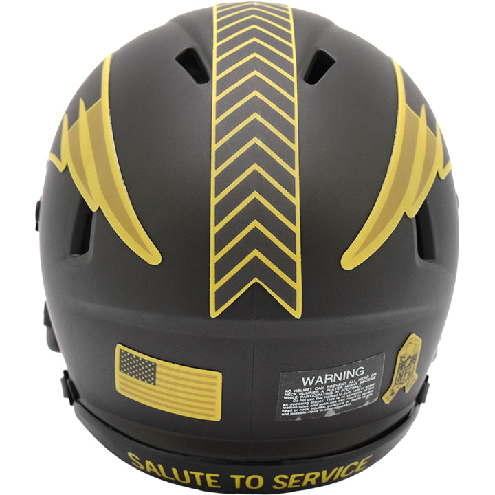 New England Patriots Riddell Speed Mini Helmet - Salute To Service 2025