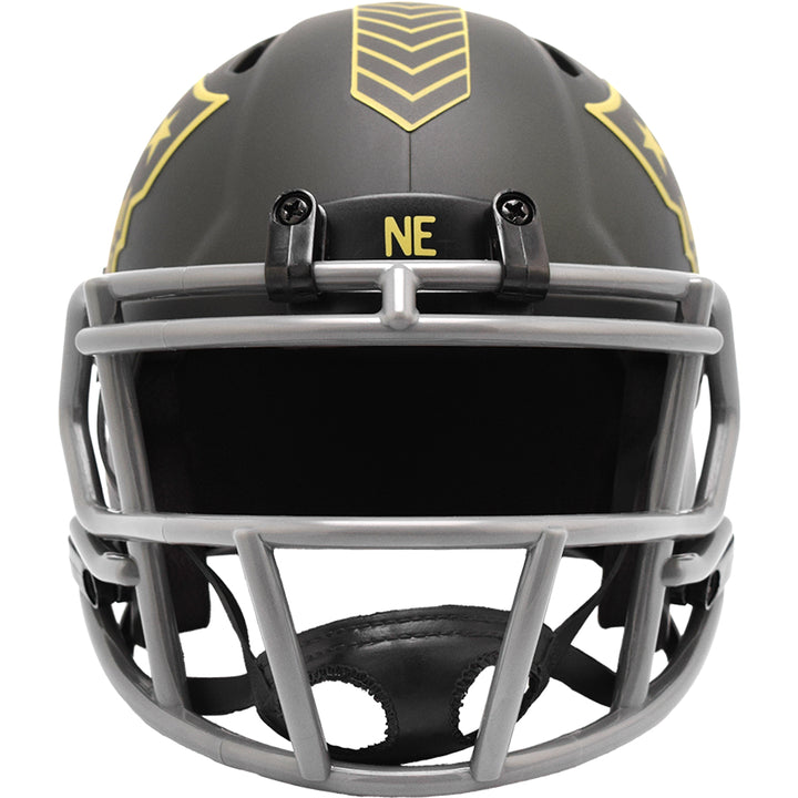 New England Patriots Riddell Speed Mini Helmet - Salute To Service 2025