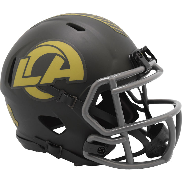 LA Rams Riddell Speed Mini Helmet - Salute To Service 2025
