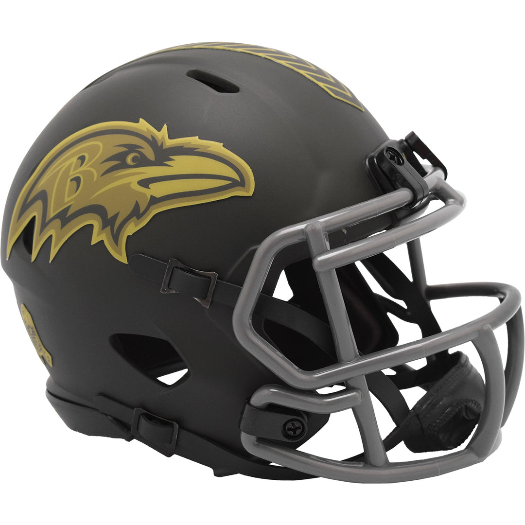 Baltimore Ravens Riddell Speed Mini Helmet - Salute To Service 2025