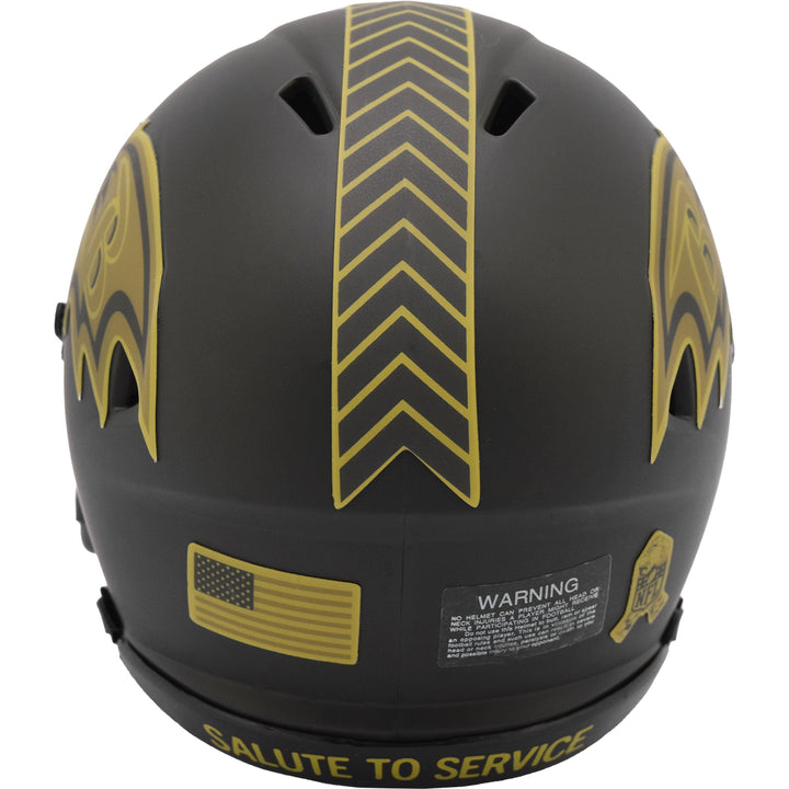 Baltimore Ravens Riddell Speed Mini Helmet - Salute To Service 2025