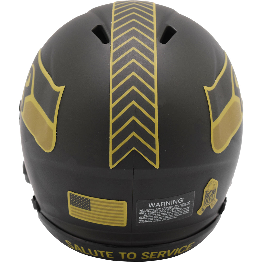Seattle Seahawks Riddell Speed Mini Helmet - Salute To Service 2025