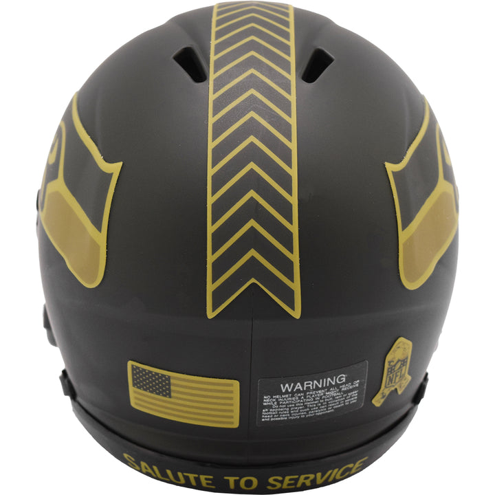 Seattle Seahawks Riddell Speed Mini Helmet - Salute To Service 2025