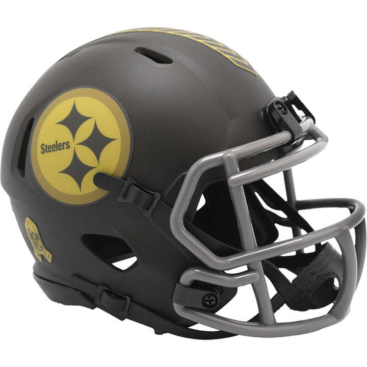 Pittsburgh Steelers Riddell Speed Mini Helmet - Salute To Service 2025