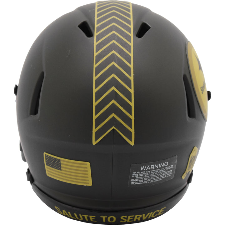 Pittsburgh Steelers Riddell Speed Mini Helmet - Salute To Service 2025