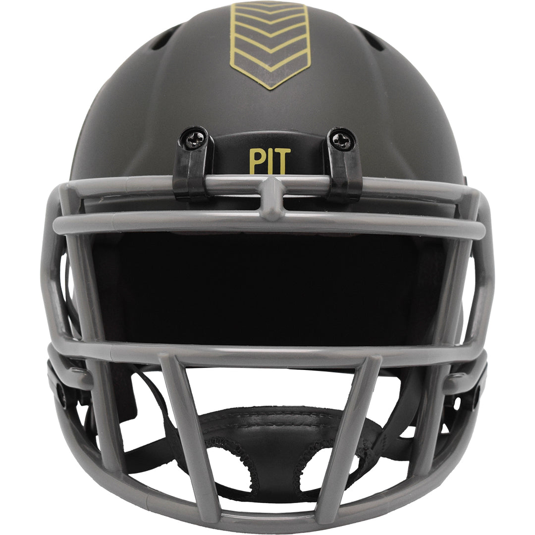 Pittsburgh Steelers Riddell Speed Mini Helmet - Salute To Service 2025