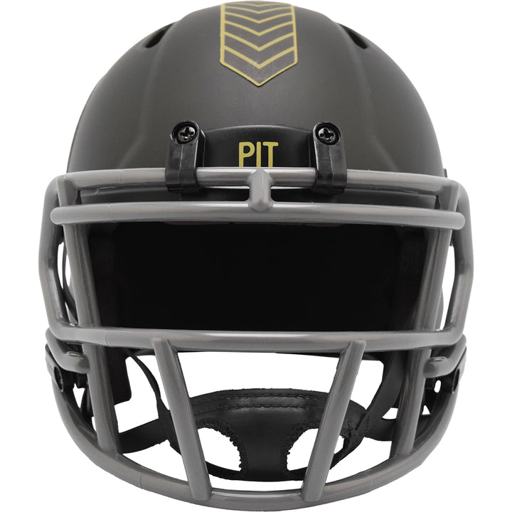 Pittsburgh Steelers Riddell Speed Mini Helmet - Salute To Service 2025