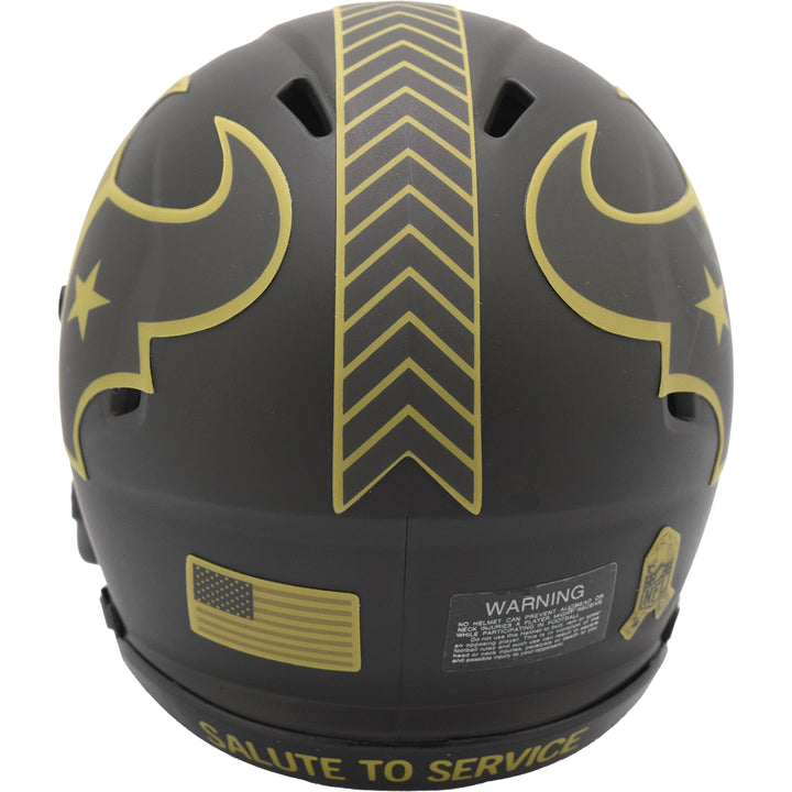Houston Texans Riddell Speed Mini Helmet - Salute To Service 2025