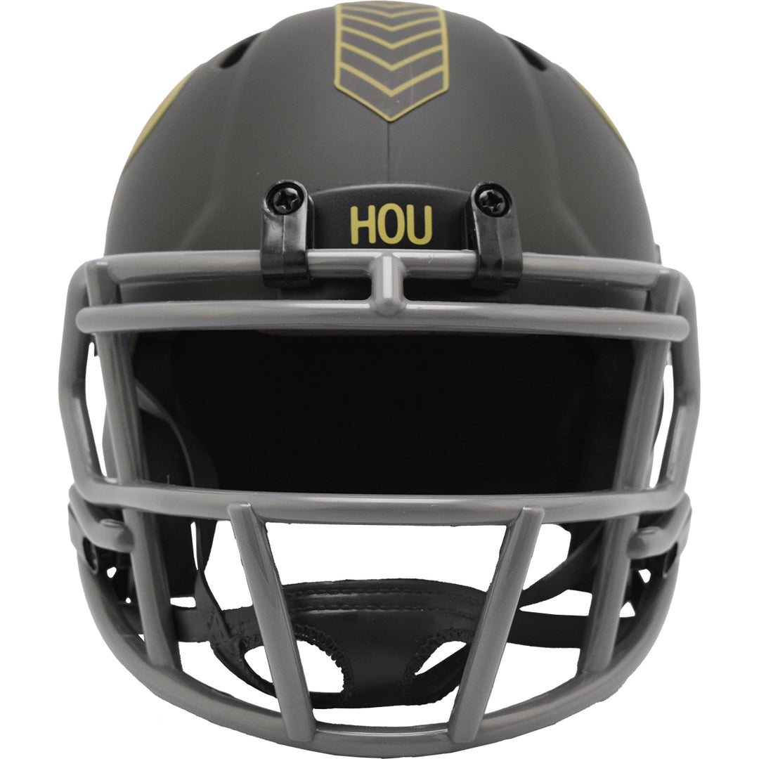 Houston Texans Riddell Speed Mini Helmet - Salute To Service 2025