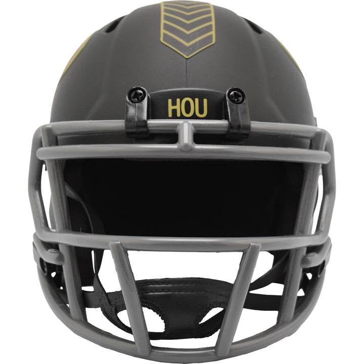 Houston Texans Riddell Speed Mini Helmet - Salute To Service 2025