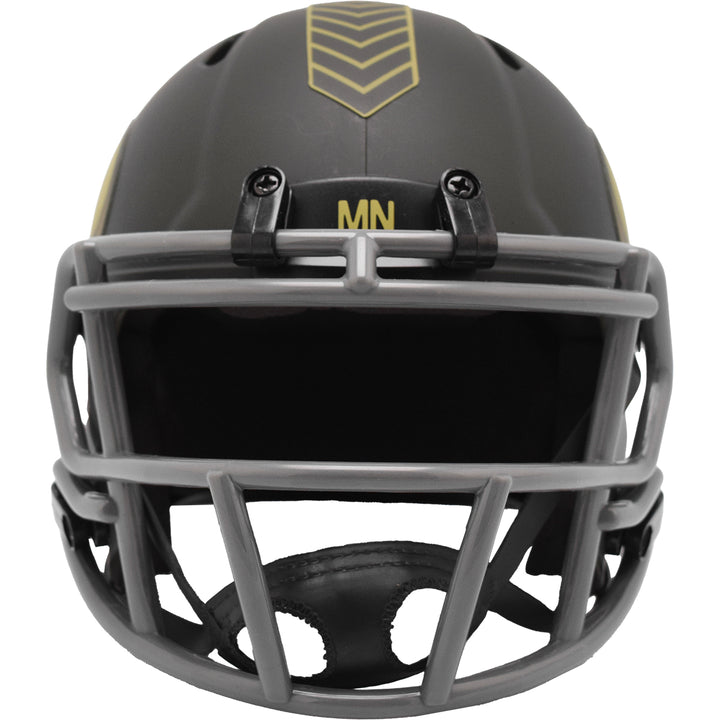 Minnesota Vikings Riddell Speed Mini Helmet - Salute To Service 2025