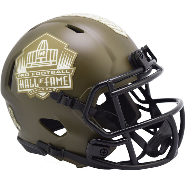 Hall Of Fame Riddell Speed Mini Helmet - Salute To Service 2022