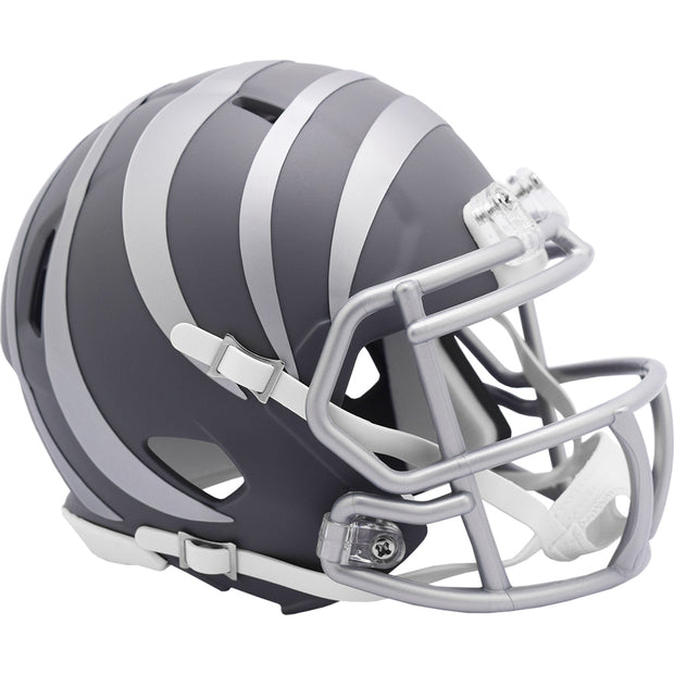 Cincinnati Bengals Slate Riddell Speed Mini Football Helmet