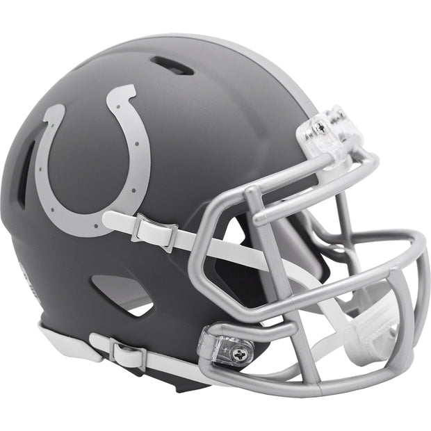 Indianapolis Colts Slate Riddell Speed Mini Football Helmet
