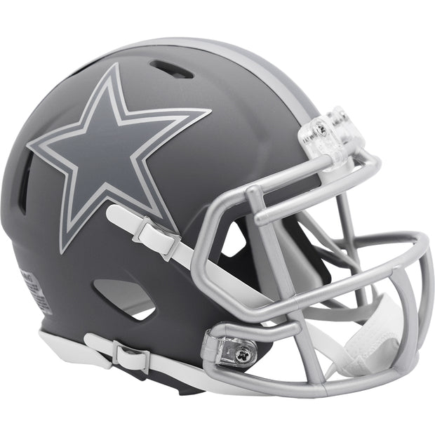 Dallas Cowboys Slate Riddell Speed Mini Football Helmet