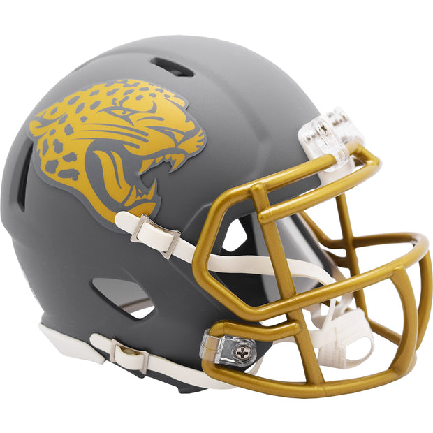 Jacksonville Jaguars Slate Riddell Speed Mini Football Helmet