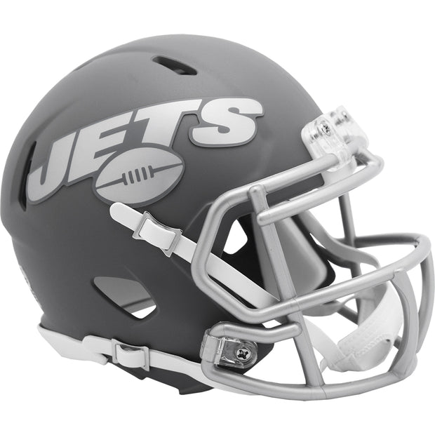 New York Jets Riddell Speed Mini Helmet - Slate