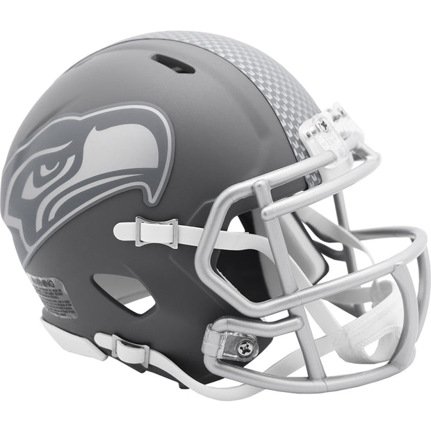 Seattle Seahawks Slate Riddell Speed Mini Football Helmet