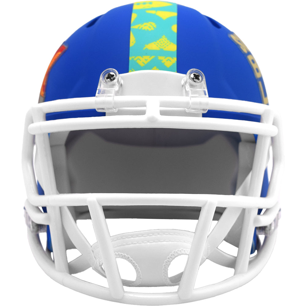 Super Bowl 59 Riddell Speed Mini Helmet – The Speedy Cheetah Super Bowl 59 Riddell Speed Mini Helmet – The Speedy Cheetah